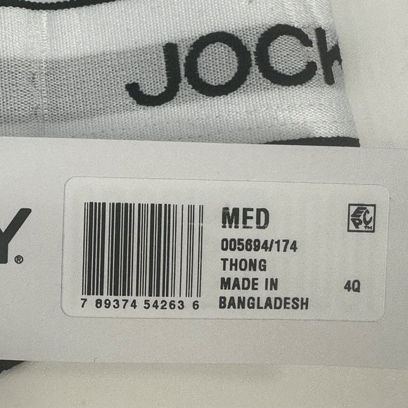 Jockey Women's Size Medium Panty Thong Essentials Celestial Black New With Tags - Picture 13 of 13